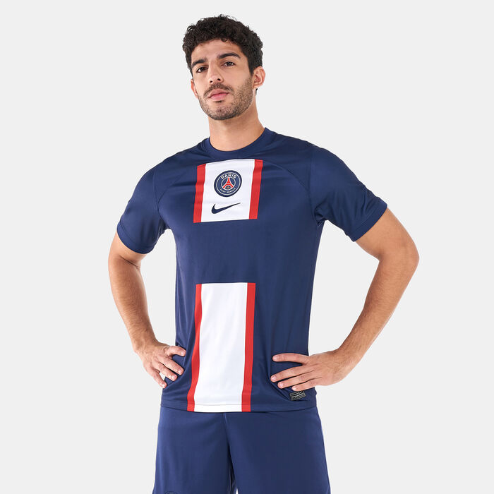 Nike Men's Paris Saint-Germain Dri-FIT Stadium Home Jersey - 2022/23 Blue Nike Men's Paris Saint-Germain Dri-FIT Stadium Home Jersey - 2022/23 Blue image number 0