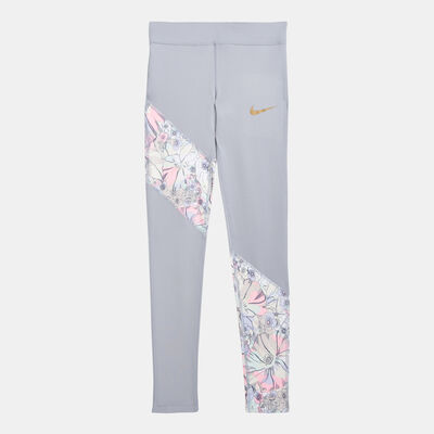 Nike Kids' One TGT Energy Leggings Grey