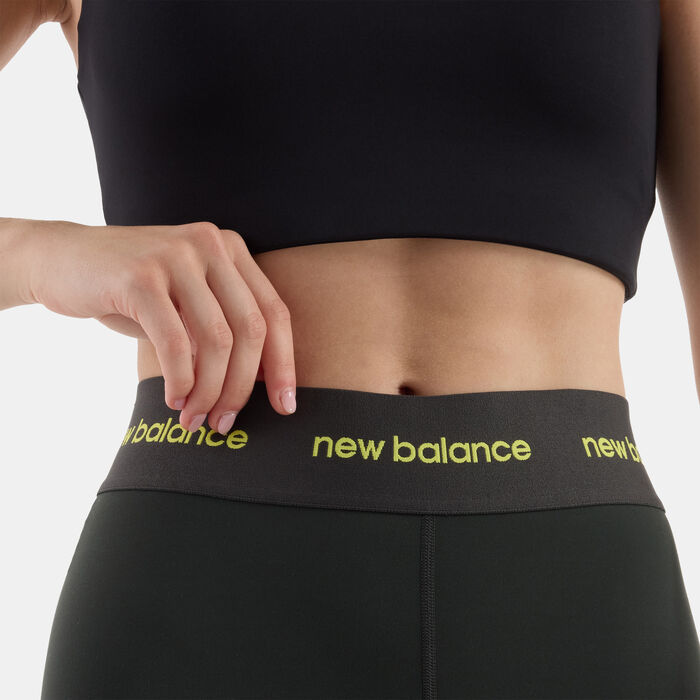 New Balance Women's Sleek Sports Leggings Black New Balance Women's Sleek Sports Leggings Black image number 3