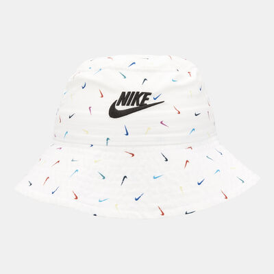 Nike Kids' UPF 40+ Bucket Hat White