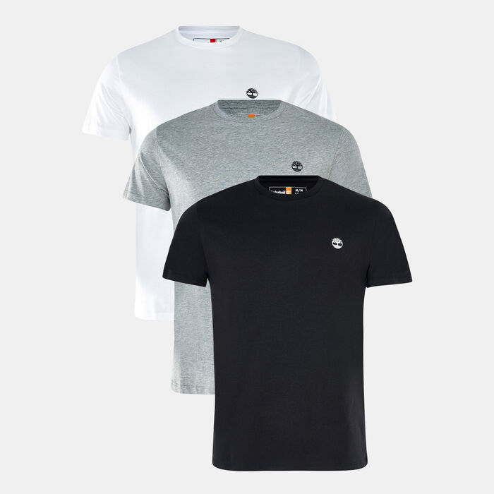 Timberland Men's Basic Jersey Crewneck T-Shirt (3 Pack) Multi Timberland Men's Basic Jersey Crewneck T-Shirt (3 Pack) Multi image number 0