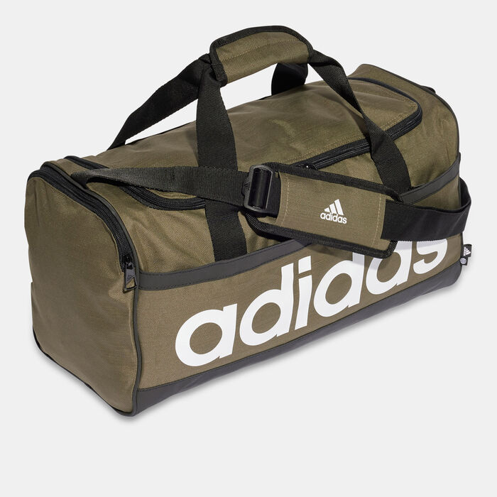 adidas Men's Essentials Linear Duffel Bag (Medium) Multi adidas Men's Essentials Linear Duffel Bag (Medium) Multi image number 2