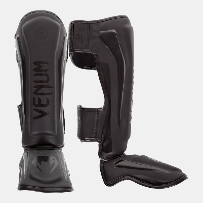 Venum Elite Standup Shin Guards Black Venum Elite Standup Shin Guards Black image number 0