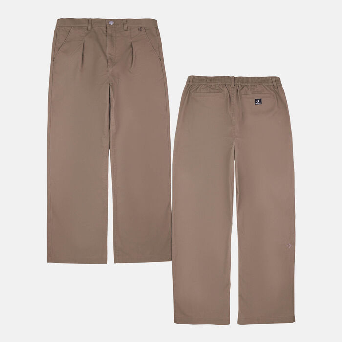Converse Women's Wide Leg Pants Brown Converse Women's Wide Leg Pants Brown image number 0