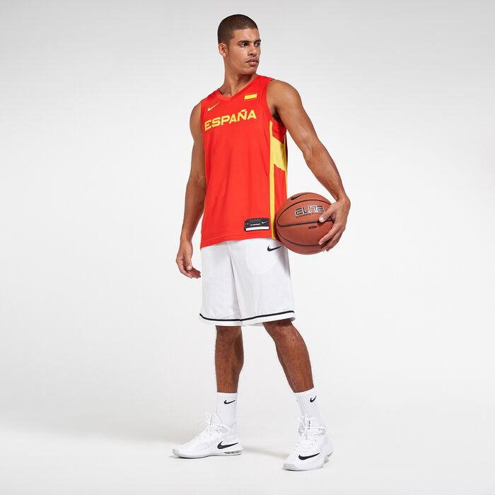 Nike Men's Spain Olympic Basketball Jersey Red image number 2