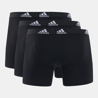 adidas Men's Essentials Logo Boxer Briefs (3 Pack) Black adidas Men's Essentials Logo Boxer Briefs (3 Pack) Black