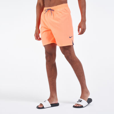 Nike Swim Men's 7-Inch Vital Volley Shorts yellow