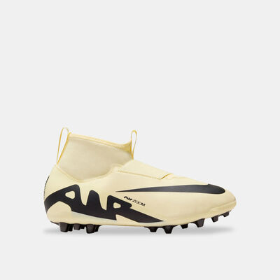 Nike Kids' Jr. Mercurial Zoom Superfly 9 Academy Artificial-Grass Football Shoe Ivory