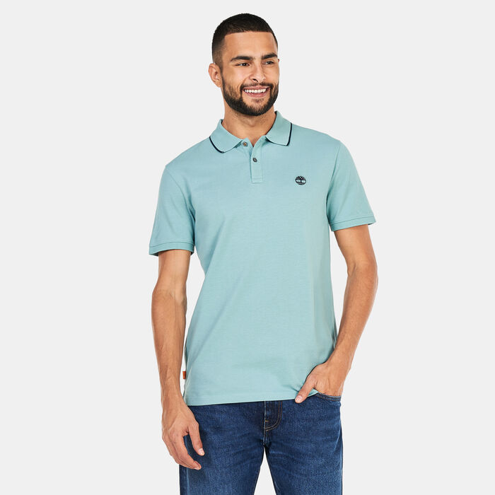Timberland Men's Millers River Polo Shirt Blue Timberland Men's Millers River Polo Shirt Blue image number 0