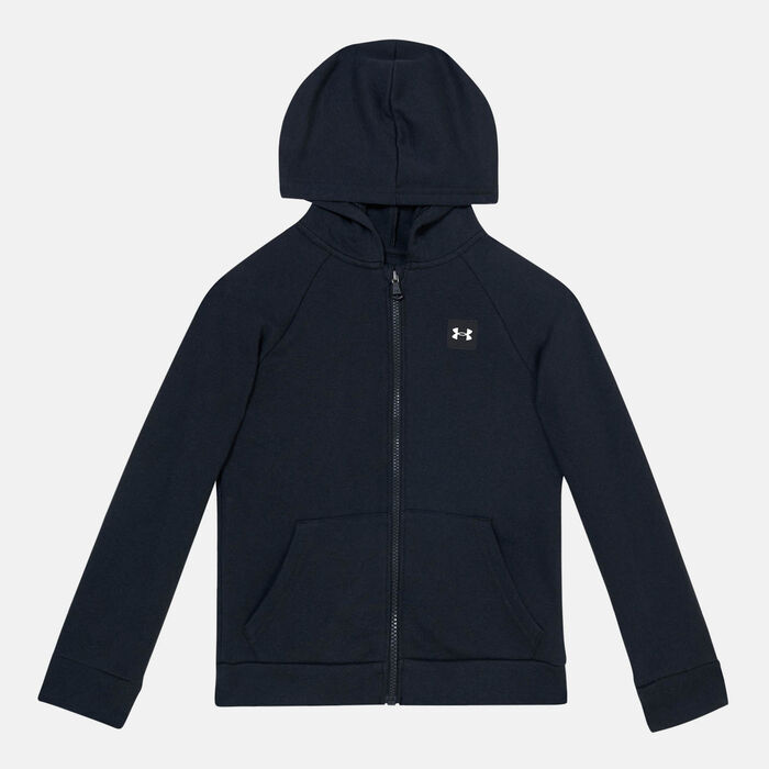Under Armour Kids' Rival Fleece Hoodie Black image number 0