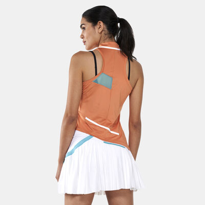 Nike Women's Court Dri-FIT Tank Top Orange Nike Women's Court Dri-FIT Tank Top Orange