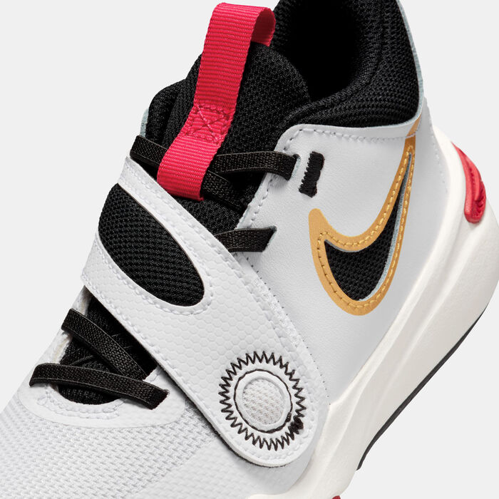 Nike Kids' Team Hustle D 11 Basketball Shoes White Nike Kids' Team Hustle D 11 Basketball Shoes White image number 4
