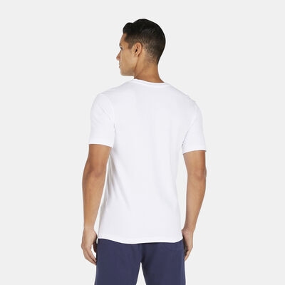 Sun and Sand Sports Men's Jaquard T-Shirt White