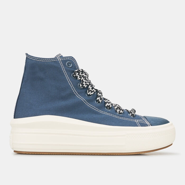 Converse Women's Chuck Taylor All Star Move Shoes Blue Converse Women's Chuck Taylor All Star Move Shoes Blue image number 0