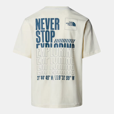 The North Face Men's Coordinates T-Shirt White The North Face Men's Coordinates T-Shirt White