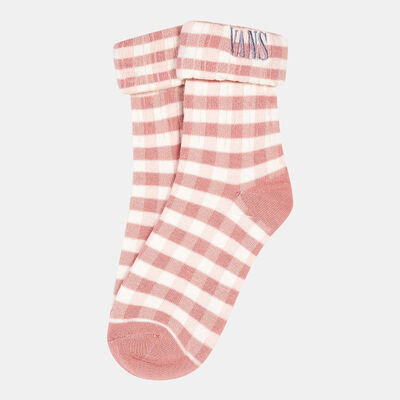 Vans Women's Mixed Up Gingham Socks Pink