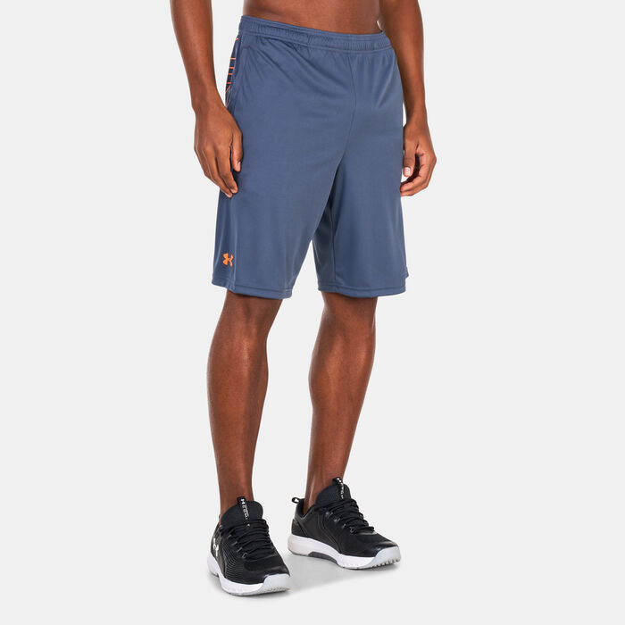 Under Armour Men's UA Tech™ Wordmark Graphic Training Shorts Grey Under Armour Men's UA Tech™ Wordmark Graphic Training Shorts Grey image number 0