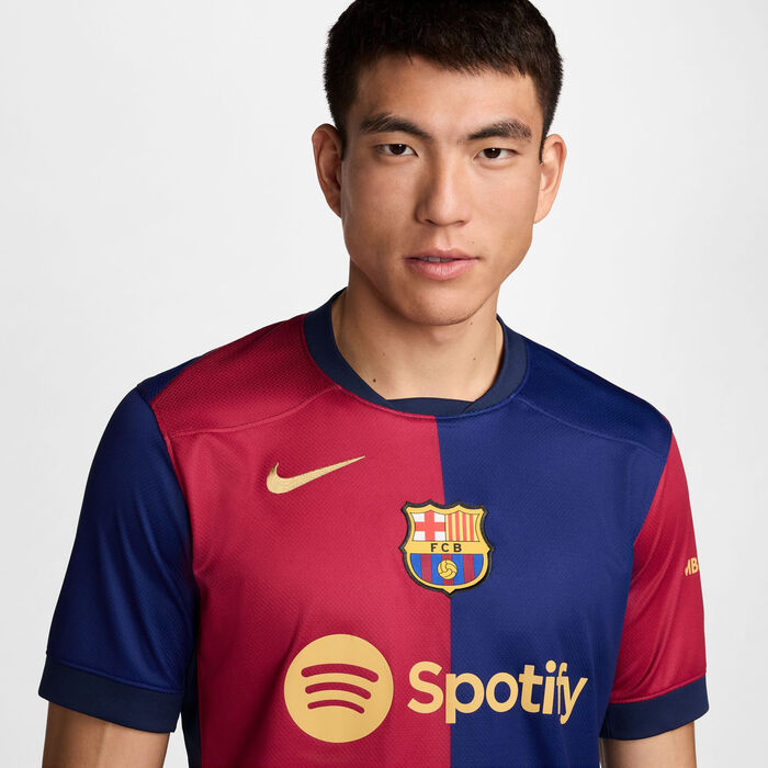 Nike Men's F.C. Barcelona Dri-FIT Stadium Home Replica Football Jersey - 2024/25 Blue Nike Men's F.C. Barcelona Dri-FIT Stadium Home Replica Football Jersey - 2024/25 Blue image number 3