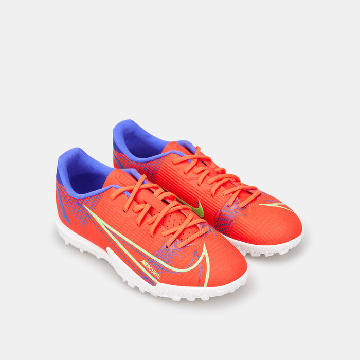 Nike Kids' Vapor 14 Academy Turf Ground Football Shoe Purple Nike Kids' Vapor 14 Academy Turf Ground Football Shoe Purple image number 1
