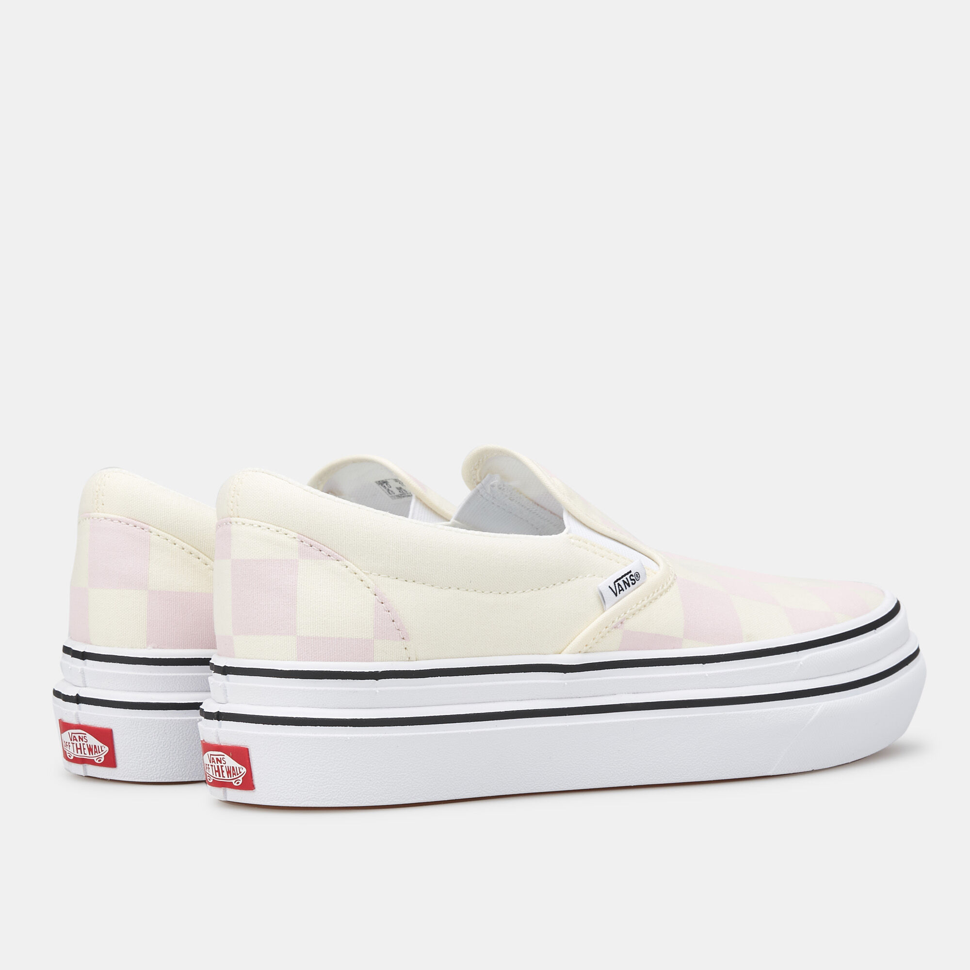 Big Classics Checker Super ComfyCush Slip on Unisex Shoe Pink Vans in Qatar SSS