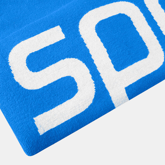 Speedo Logo Beach Towel Blue image number 3