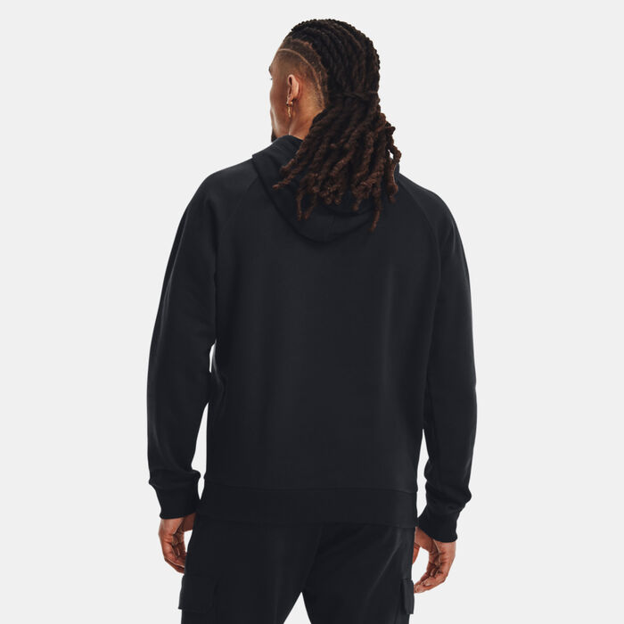 Under Armour Men's UA Rival Fleece Hoodie Black Under Armour Men's UA Rival Fleece Hoodie Black image number 1