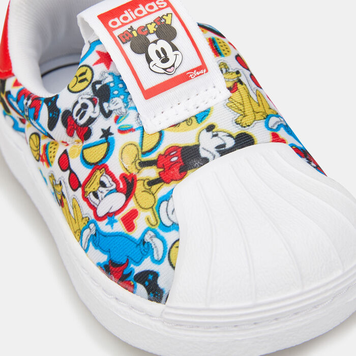 adidas Originals Kids' Originals x Disney Mickey Superstar 360 Shoe White adidas Originals Kids' Originals x Disney Mickey Superstar 360 Shoe White image number 4