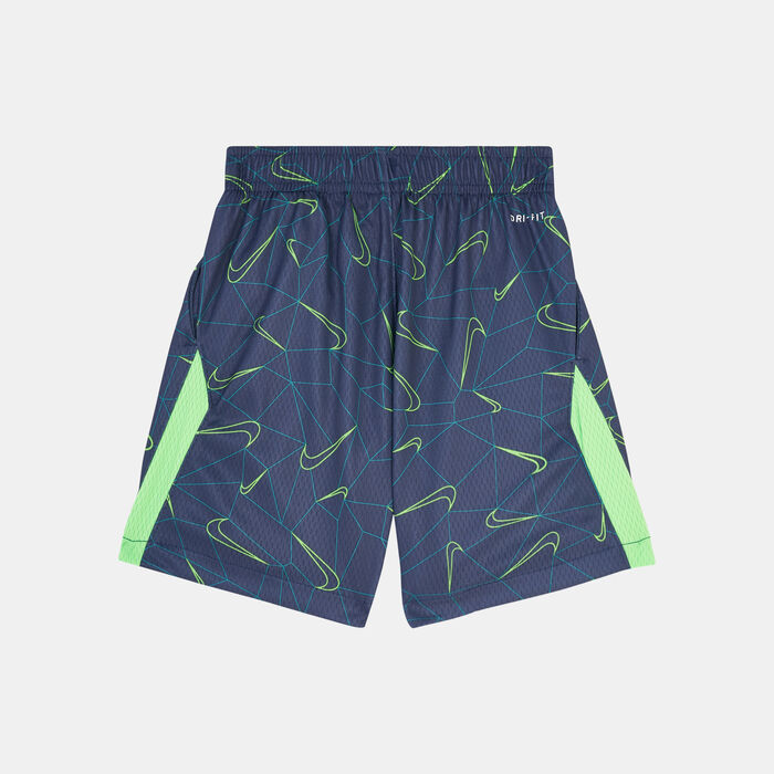 Nike Kids' Dri-FIT All Over Print Shorts Blue Nike Kids' Dri-FIT All Over Print Shorts Blue image number 1