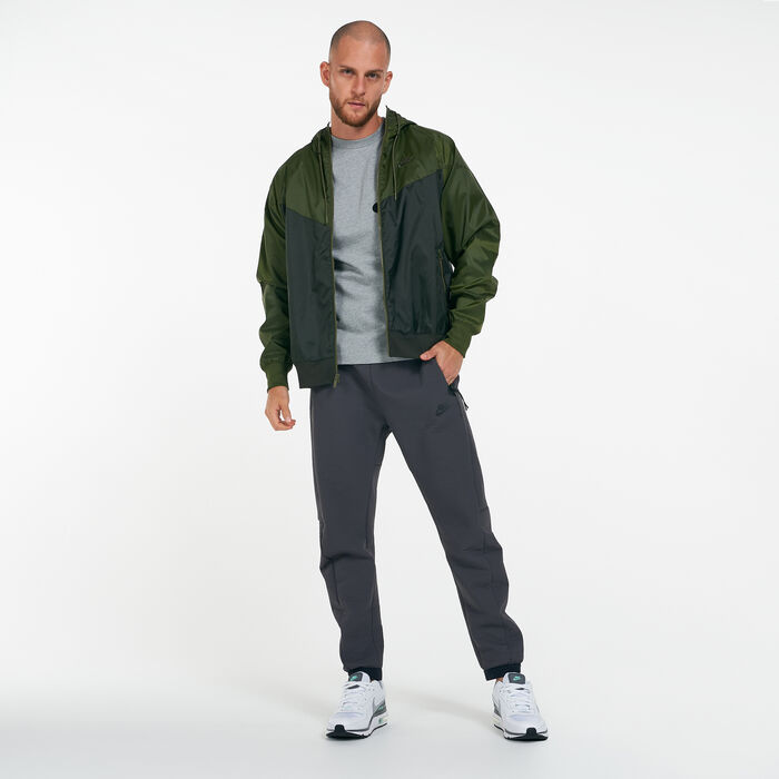 Nike Men's Sportswear Windrunner Hooded Jacket Green Nike Men's Sportswear Windrunner Hooded Jacket Green image number 2