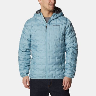 Columbia Men's Delta Ridge™ Down Hooded Jacket Blue Columbia Men's Delta Ridge™ Down Hooded Jacket Blue