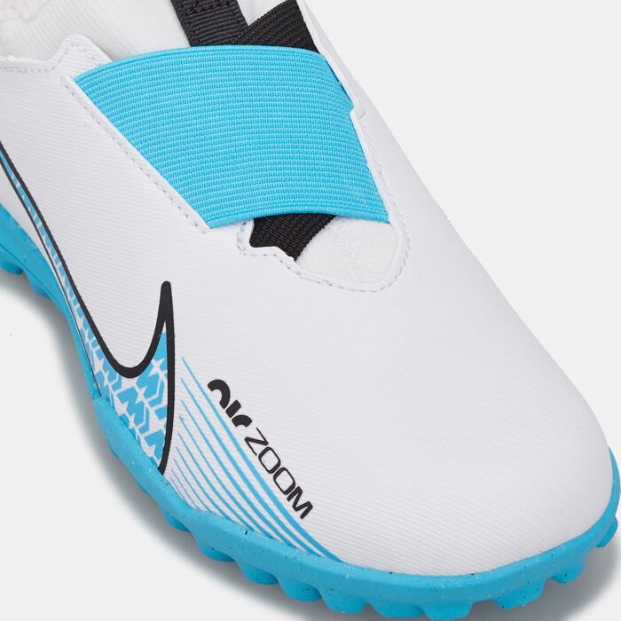 Nike Kids' Mercurial Vapor 15 Academy Turf Football Shoes (Younger and Older Kids) White image number 4