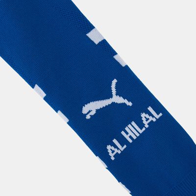 PUMA Men's Al Hilal Graphic Football Over-The-Calf Socks Blue