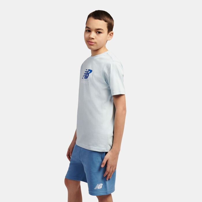New Balance Kids' Stadium Concession Graphic T-Shirt Blue image number 1
