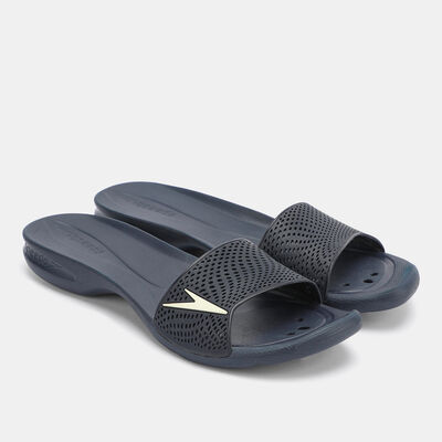 Speedo Women's Atami II Max Am Slides Blue Speedo Women's Atami II Max Am Slides Blue