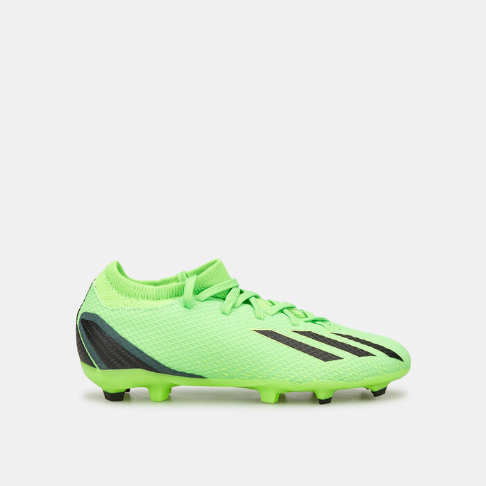 adidas Kids' X Speedportal.3 Firm Ground Football Shoe Green adidas Kids' X Speedportal.3 Firm Ground Football Shoe Green image number 0
