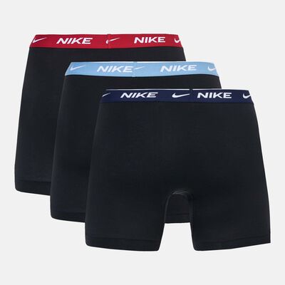 Nike Men's Logo Boxer Briefs (3 Pack) Black Nike Men's Logo Boxer Briefs (3 Pack) Black