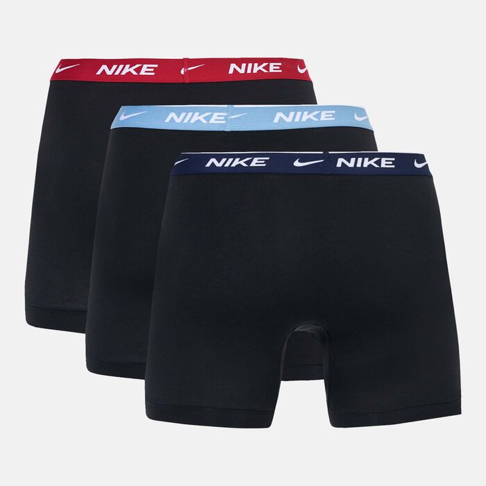 Nike Men's Logo Boxer Briefs (3 Pack) Black Nike Men's Logo Boxer Briefs (3 Pack) Black image number 1