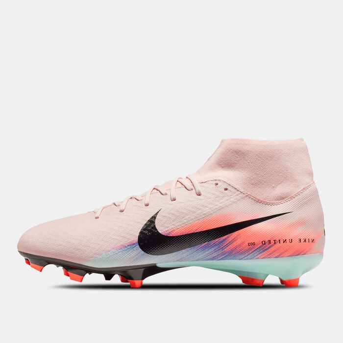 Nike Men's United Mercurial Superfly 10 Academy Multi-Ground Football Shoes Pink image number 2