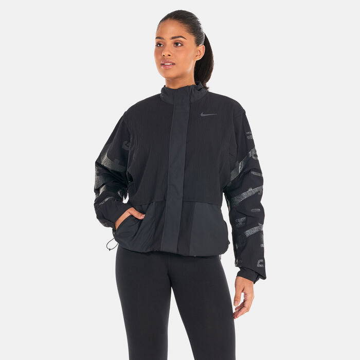Nike Women's Therma-FIT Run Division Jacket Black image number 0