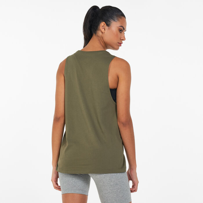 Nike Women's Sportswear Muscle Tank Top Green Nike Women's Sportswear Muscle Tank Top Green image number 1