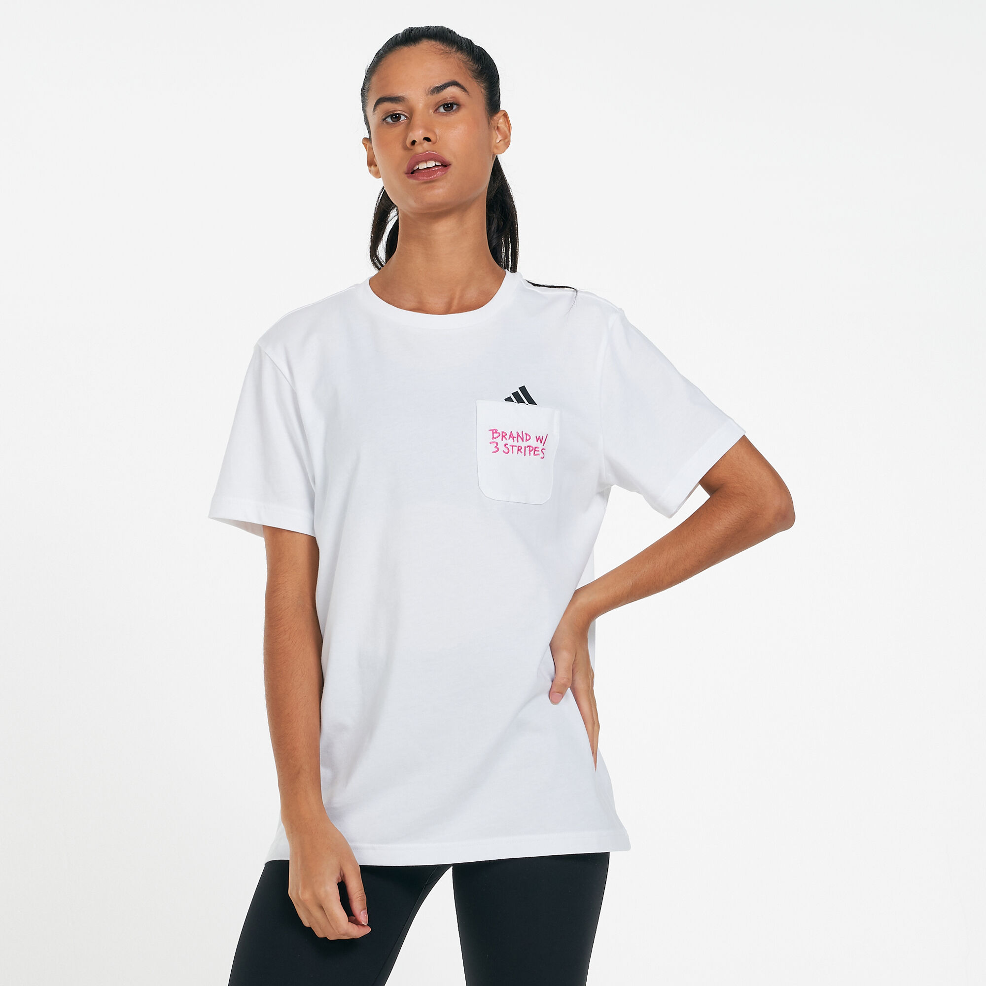 Women s Badge of Sport Pocket T Shirt White adidas in Qatar SSS