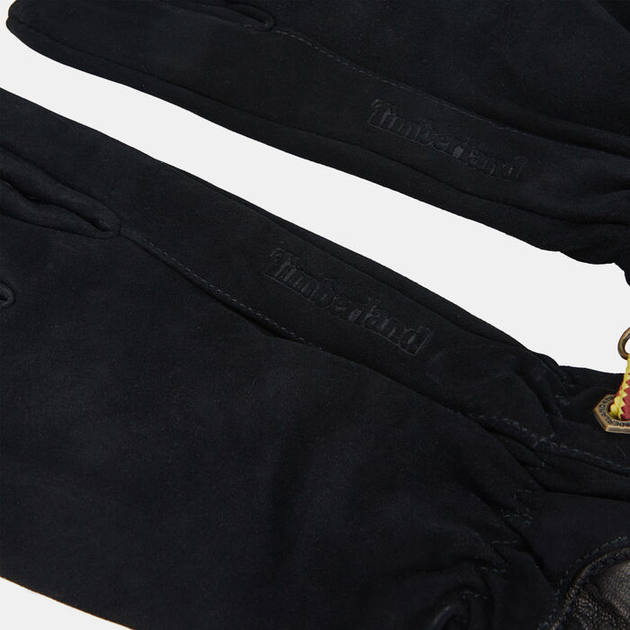 Timberland Men's Nubuck With Touch Tips Gloves Black Timberland Men's Nubuck With Touch Tips Gloves Black image number 2