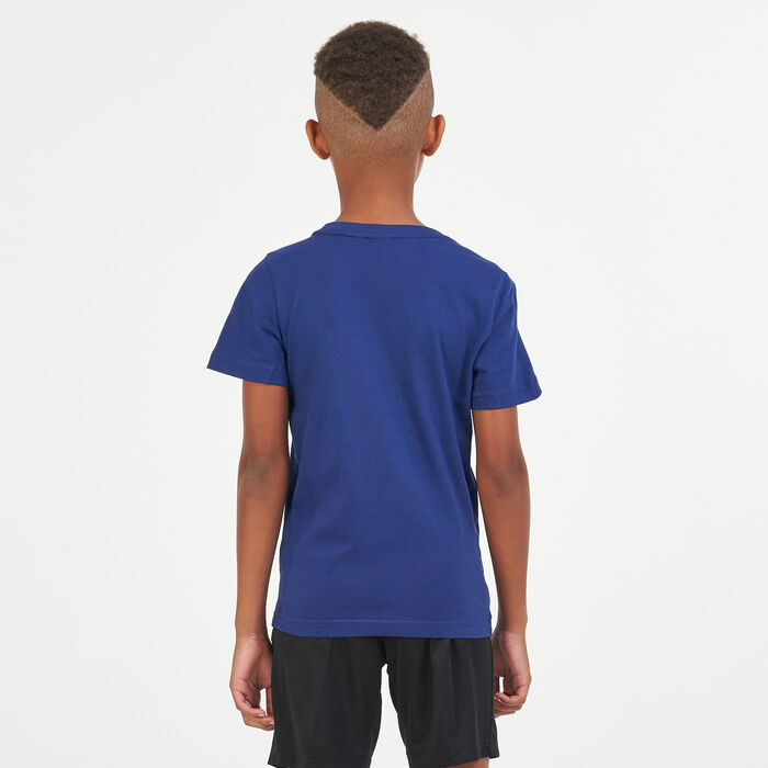 PUMA Kids' Classics B T-Shirt Blue PUMA Kids' Classics B T-Shirt Blue image number 1