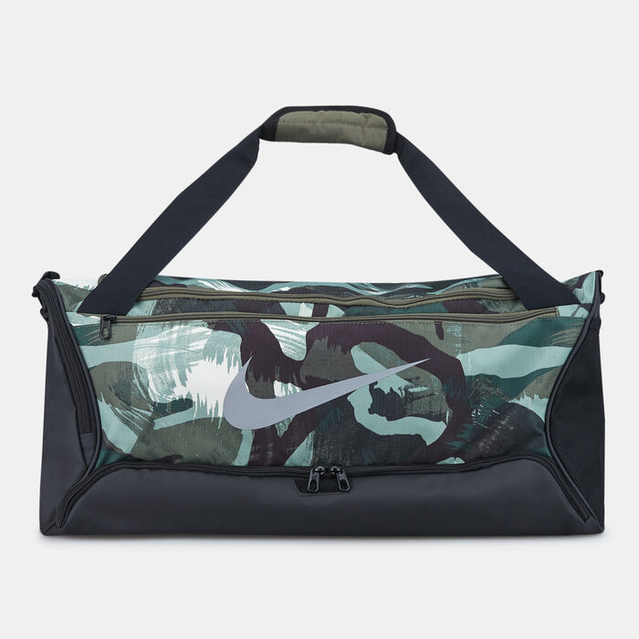Nike Men's Brasilia 9.5 Printed Training Duffel Bag (Medium) Green Nike Men's Brasilia 9.5 Printed Training Duffel Bag (Medium) Green image number 0