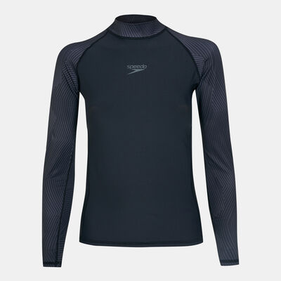 Speedo Women's Long Sleeves Rashguard Black