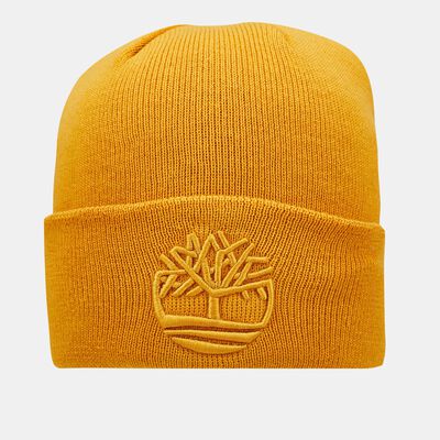 Timberland Men's Tonal 3D Embroidery Beanie yellow Timberland Men's Tonal 3D Embroidery Beanie yellow