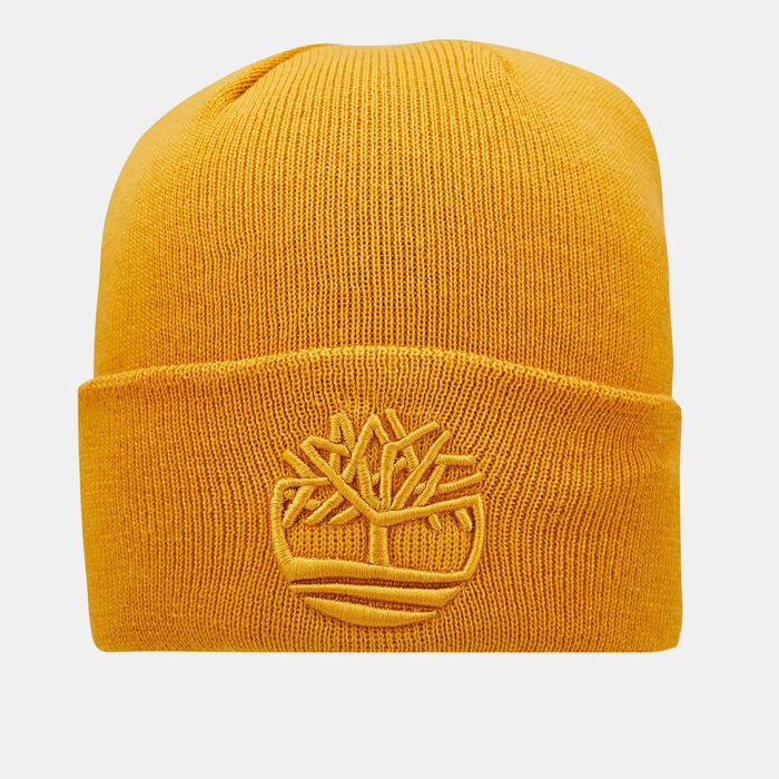 Timberland Men's Tonal 3D Embroidery Beanie yellow Timberland Men's Tonal 3D Embroidery Beanie yellow image number 0