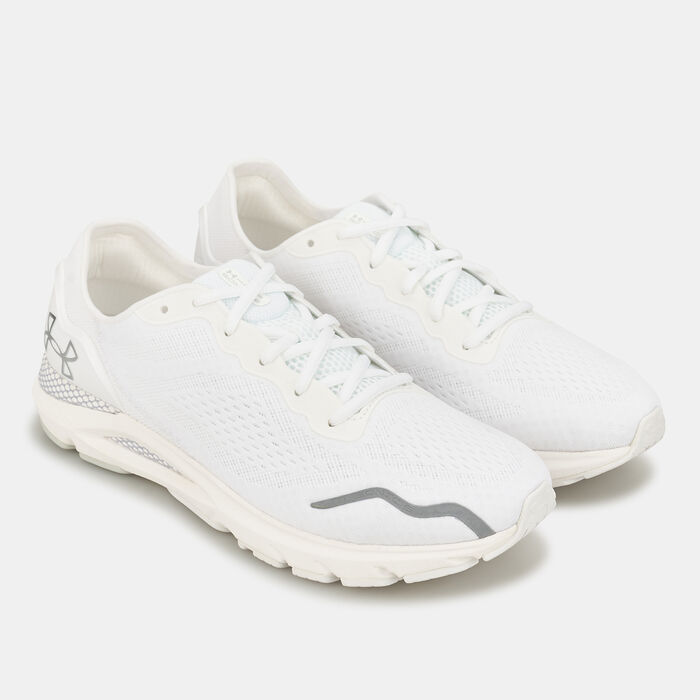 Under Armour Men's UA HOVR Sonic 6 Running Shoes White Under Armour Men's UA HOVR Sonic 6 Running Shoes White image number 1