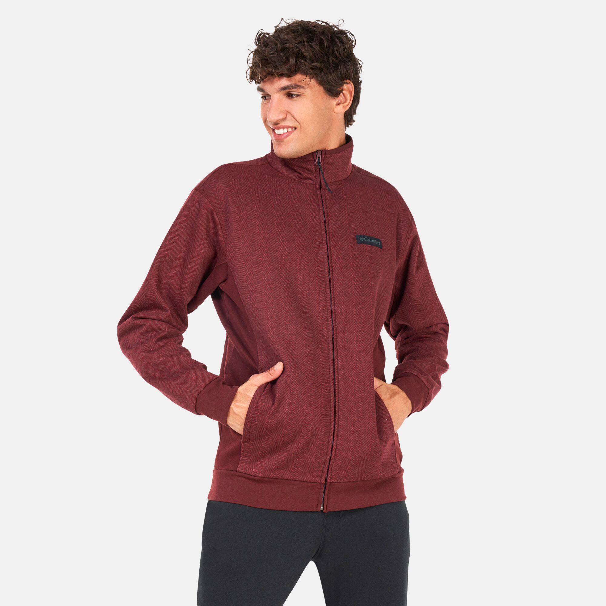 Men s Lodge III Full Zip Jacket Purple Columbia in Qatar SSS