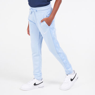 Nike Kids' Sportswear Swoosh Fleece Sweatpants (Older Kids) Blue